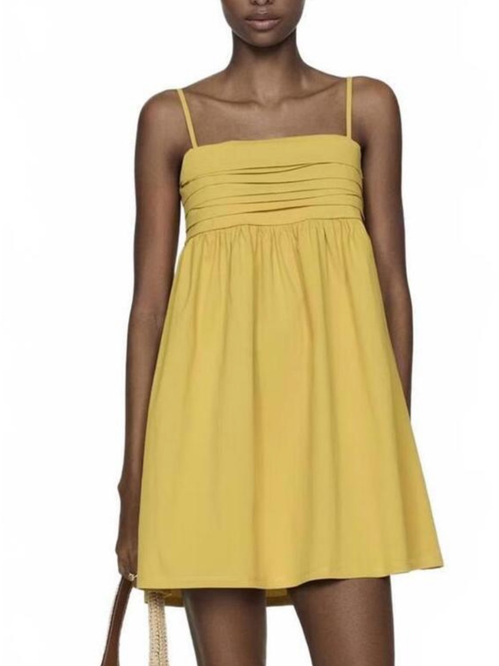 Yellow Spaghetti Strap Sundress